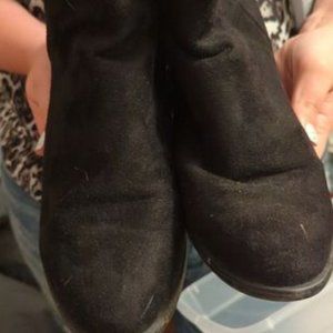 Hot Tomato Black Booties Size 9.5 Wide